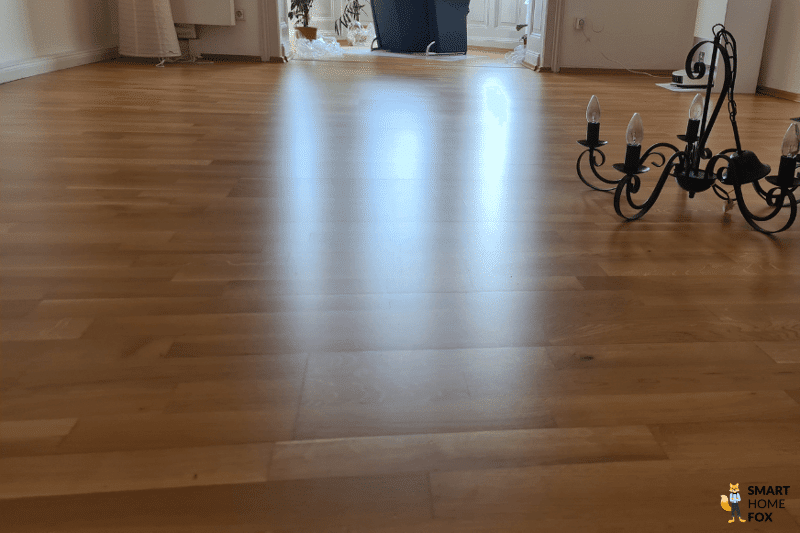 После влажной уборки Dreame L20 Ultra не видно никаких разводов.